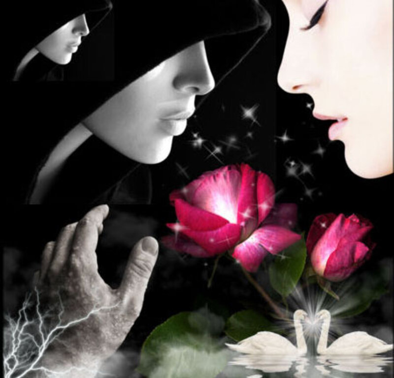Two Faces and Roses