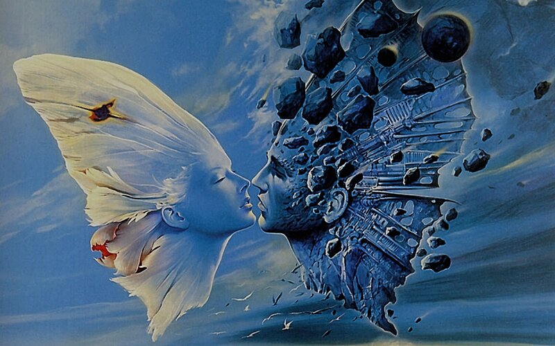 two faces in a dream