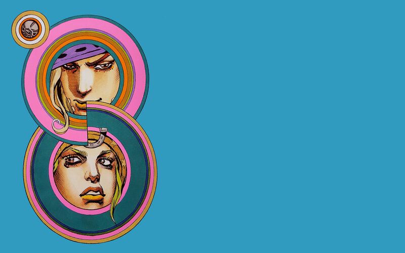 Two Faces in Circular Frames