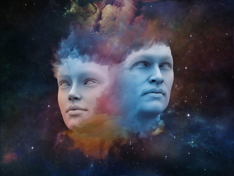 Two Faces in Nebula