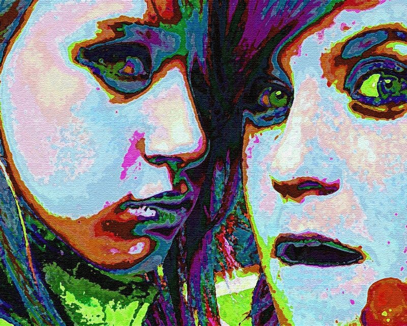 Two Faces in Portrait