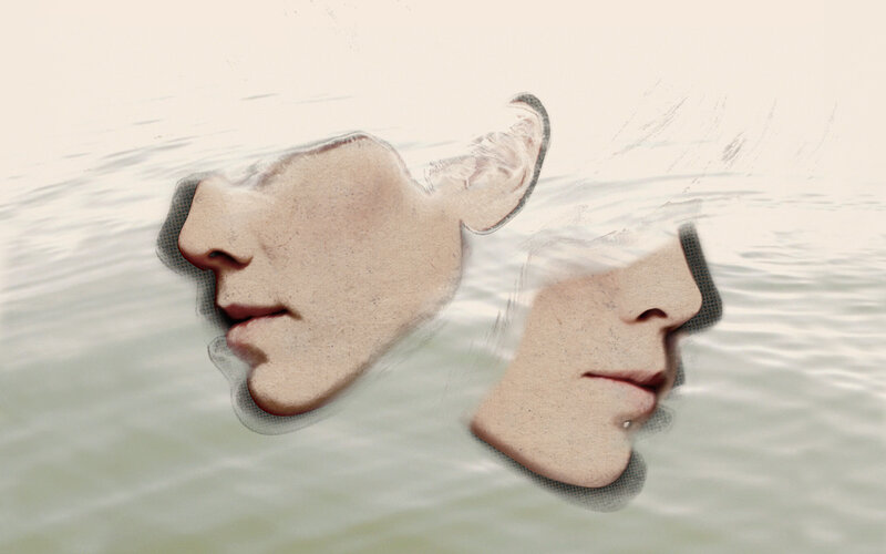 Two Faces in Water