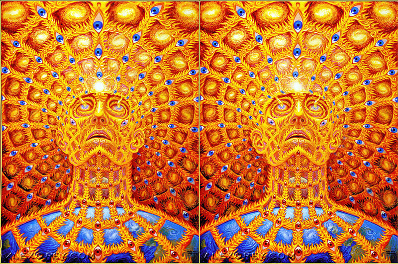 Two Faces with Eyes