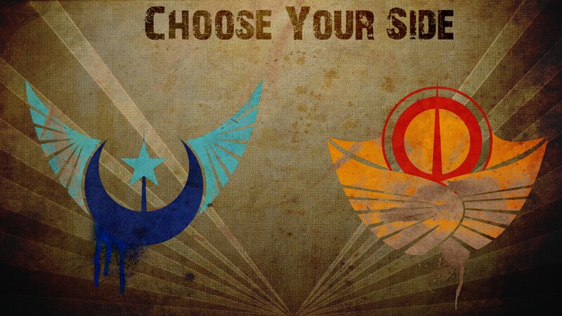 Two Faction Symbols