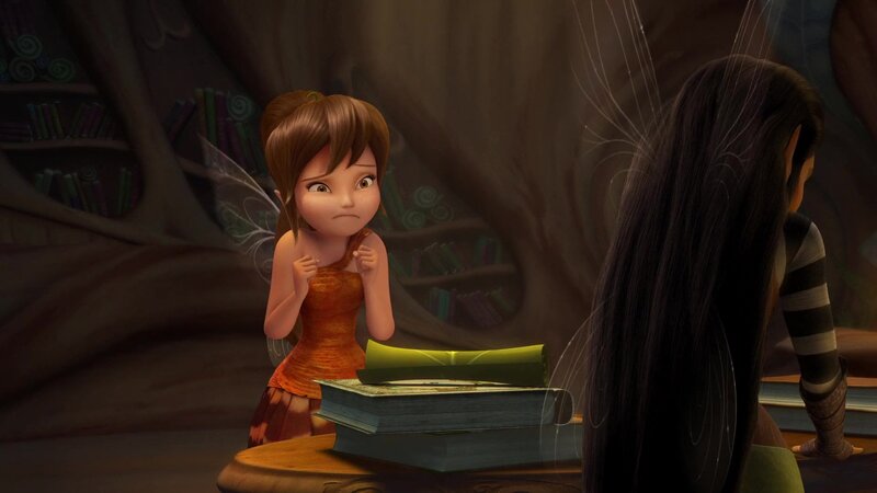 Two Fairies in a Library