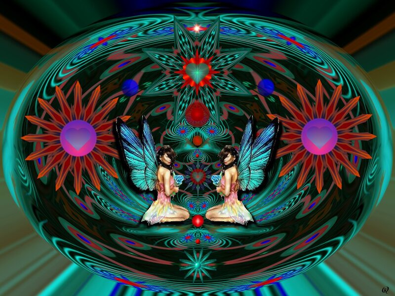Two Fairies in a Sphere