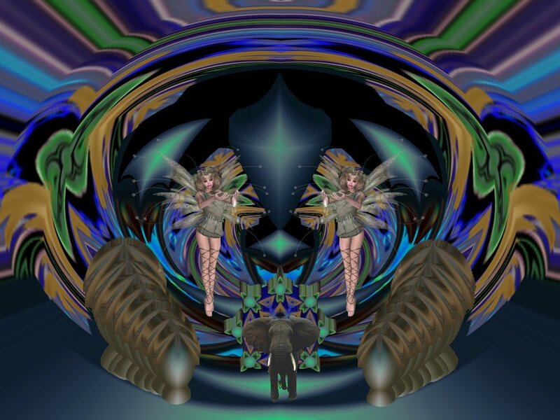 Two Fairies in a Tunnel