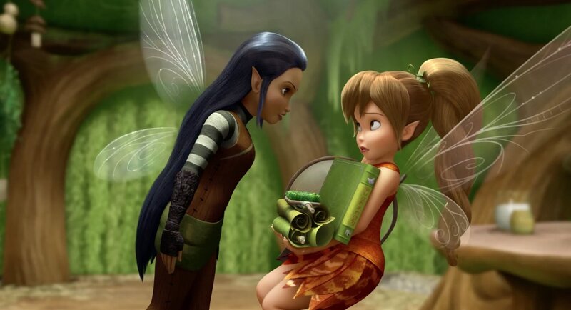 Two Fairies in Forest — Green, Calm