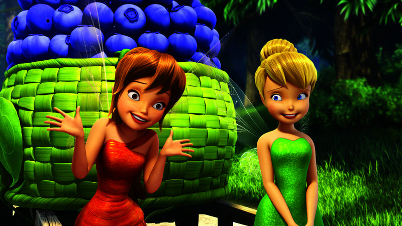 Two Fairies in Forest — Green, Playful, Night