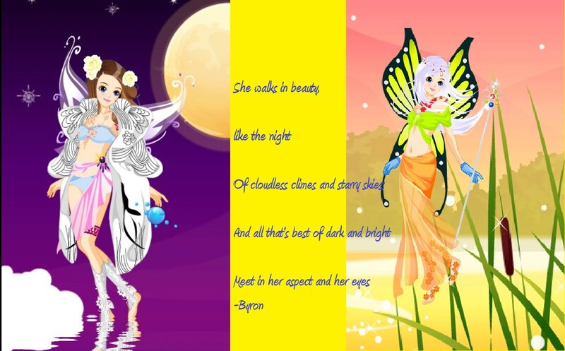 Two Fairies in Nature