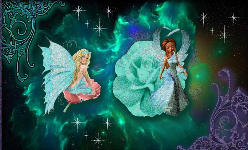 Two Fairies in Space