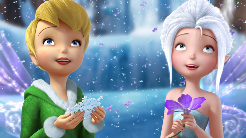 Two Fairies in Winter — Blue