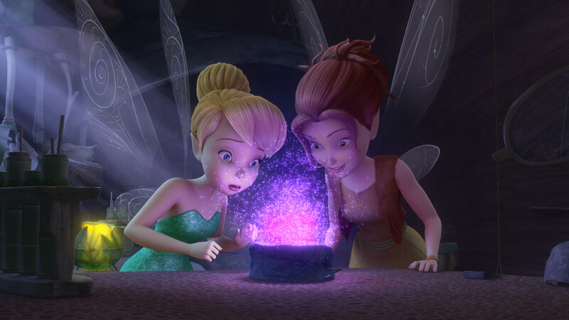 Two Fairies with Glowing Orb