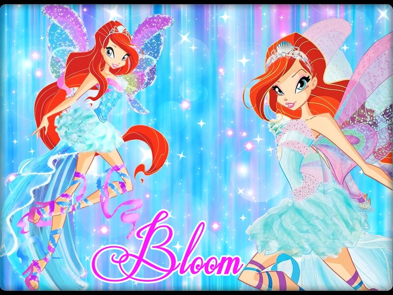 Two Fairy Characters — Blue, Magical, Digital Art