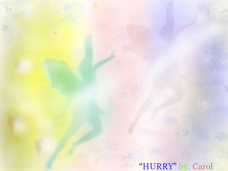 Two Fairy Silhouettes