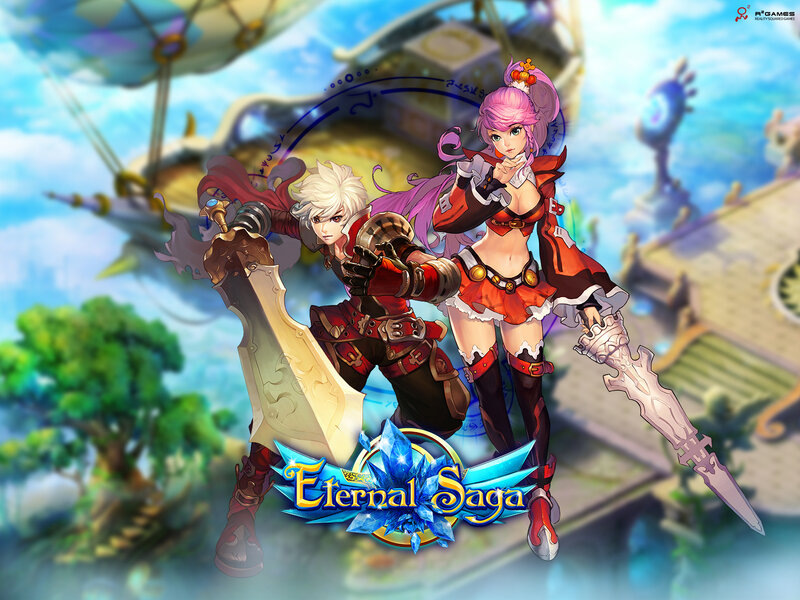 Two Fantasy Characters — Blue, Adventurous