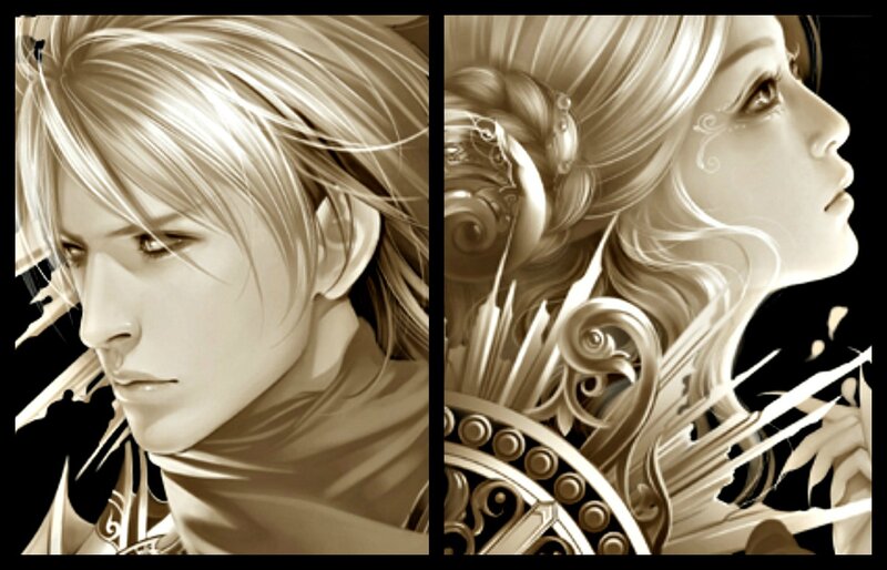 Two Fantasy Characters — Brown