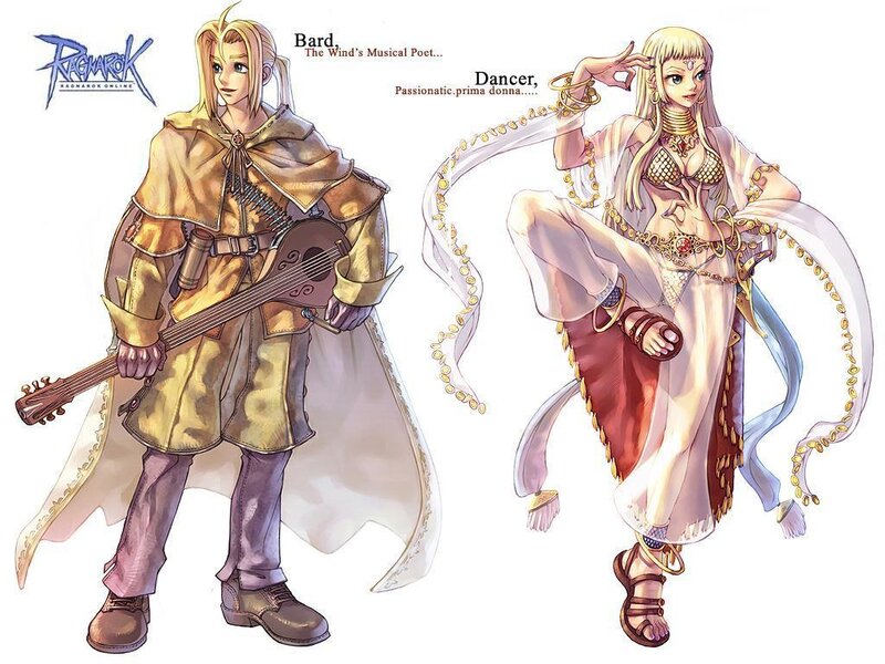 Two Fantasy Characters — Gold, Dramatic, Digital Art