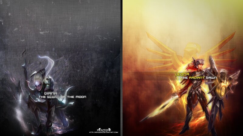 Two Fantasy Warriors — Black