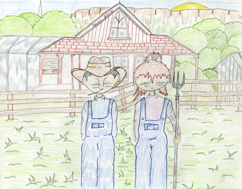 Two Farmers on a Farm
