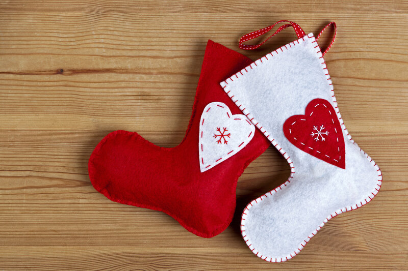 Two Felt Stockings