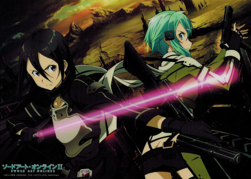 Two Female Characters — Black, Dramatic, Sunset