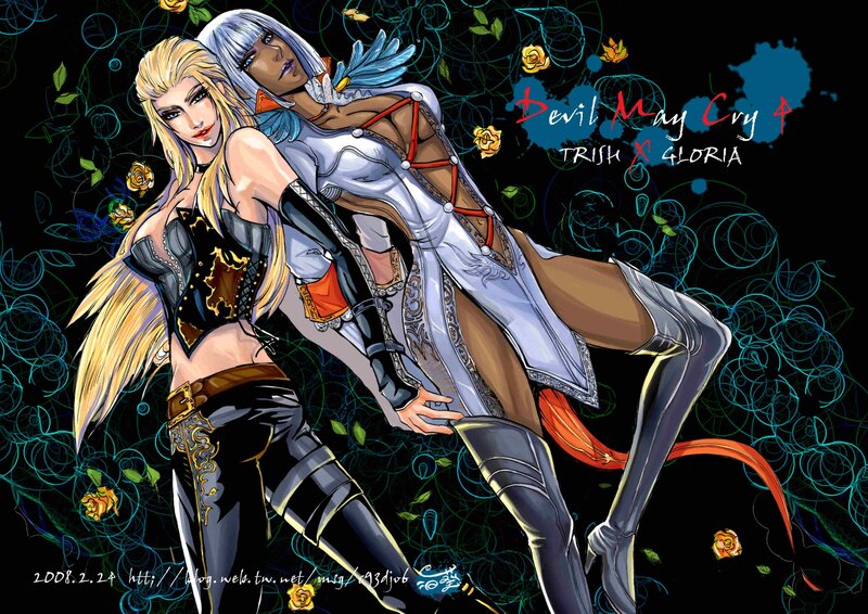 Two Female Characters — Black, Dramatic