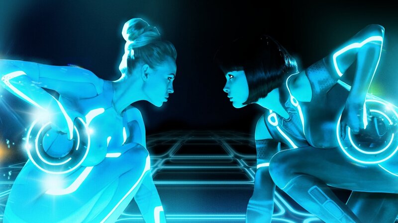 Two Female Characters Facing