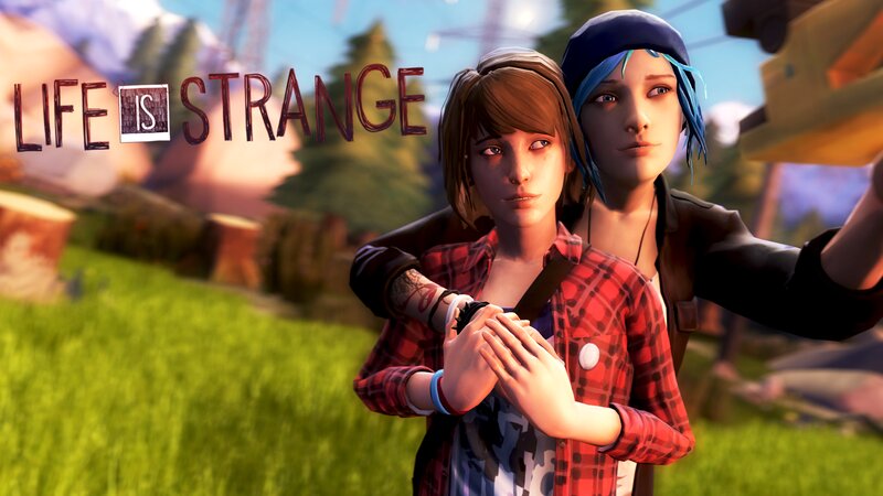Two Female Characters — Green, Calm