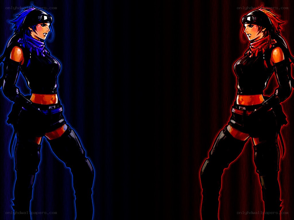 Two female characters in combat gear