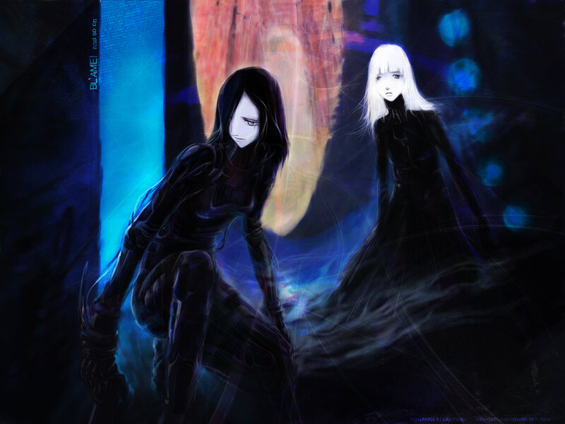 Two Female Characters in Dark Outfits