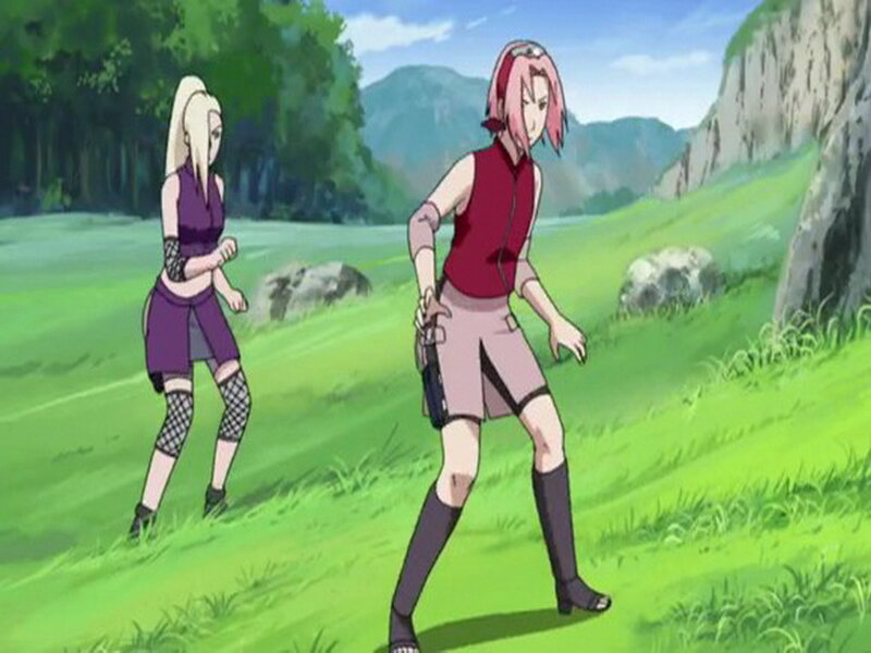 Two Female Characters in Field