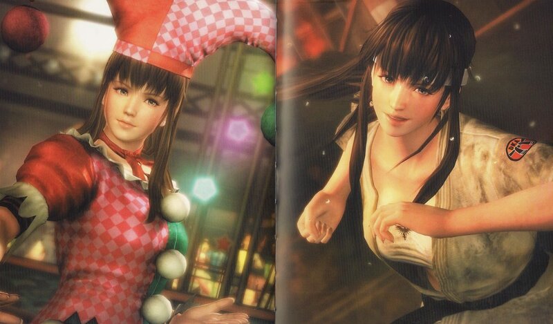 Two Female Characters — Red, Dramatic, 3d Render, Jester Costume