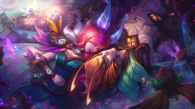 Two Female Characters Sleeping