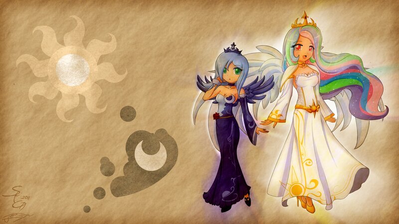 Two Female Characters — White, Fantasy