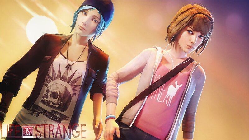 Two Female Characters — Yellow