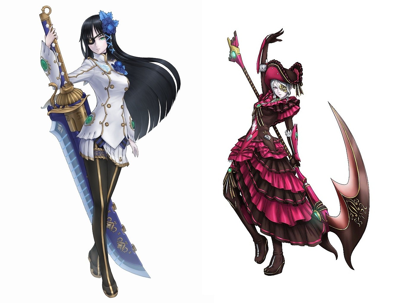 Two female fantasy characters