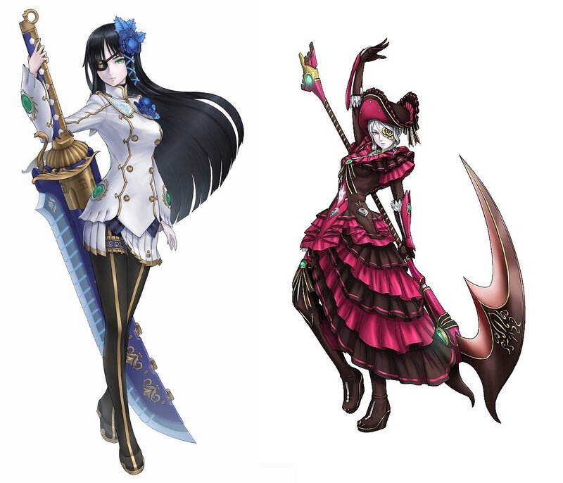 Two female fantasy characters