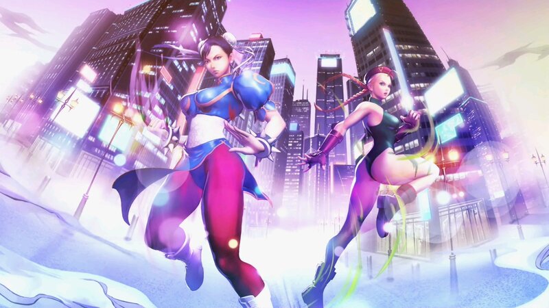 Two Female Fighters in City