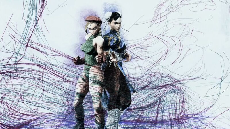 Two Female Fighters — White