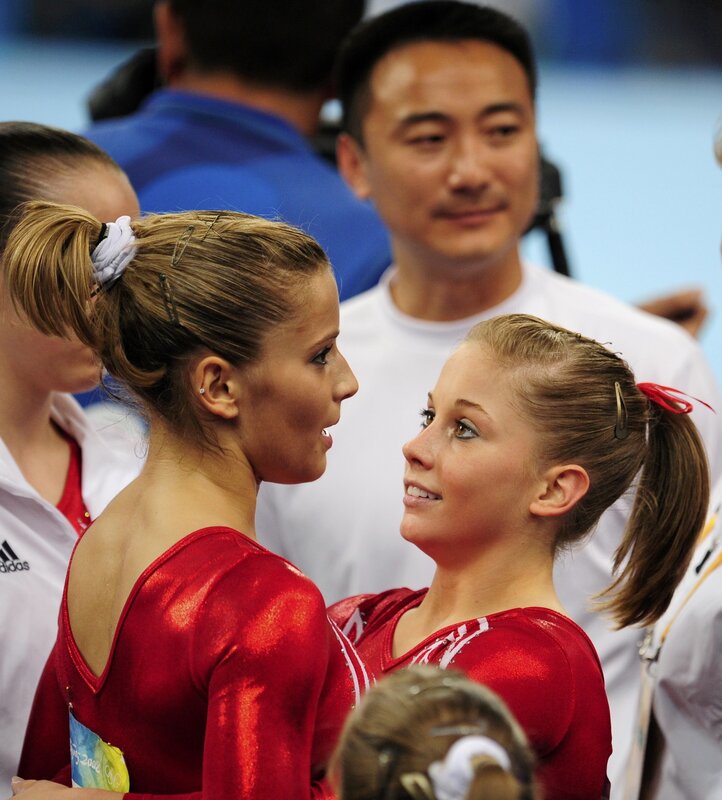 Two Female Gymnasts