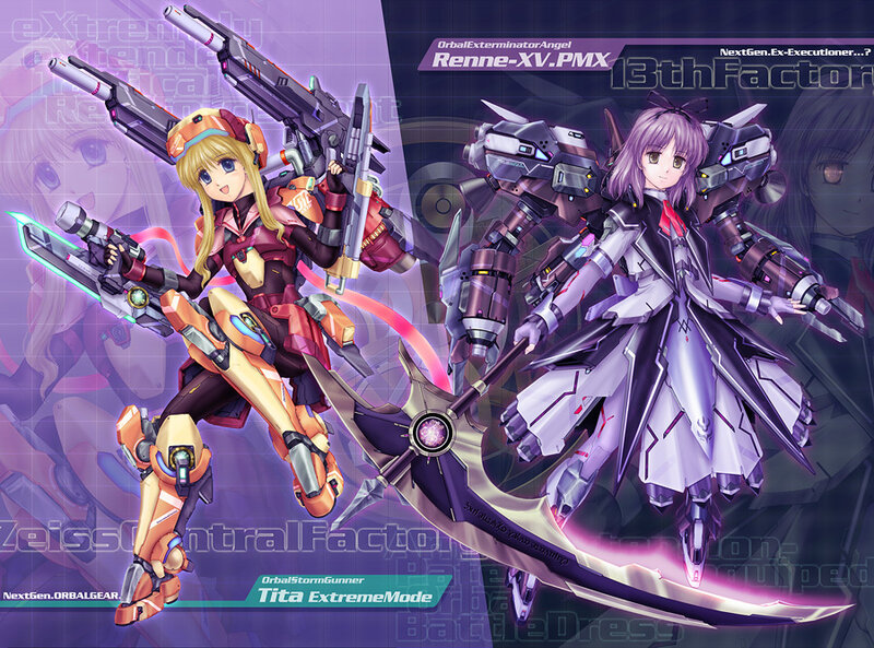 Two Female Mecha Pilots