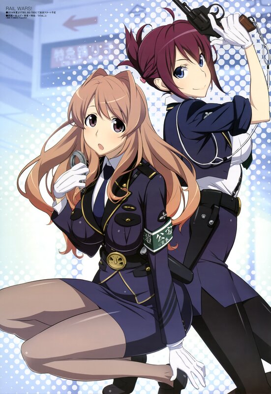 Two Female Police Officers — Blue, Dramatic