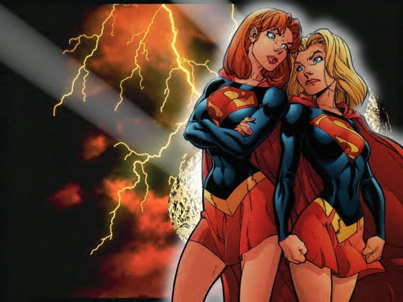 Two Female Superheroes