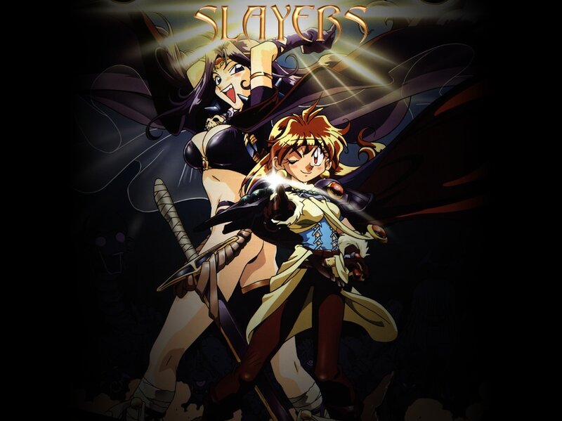 Two Female Warriors — Black, Dramatic, Night, Anime, Swords