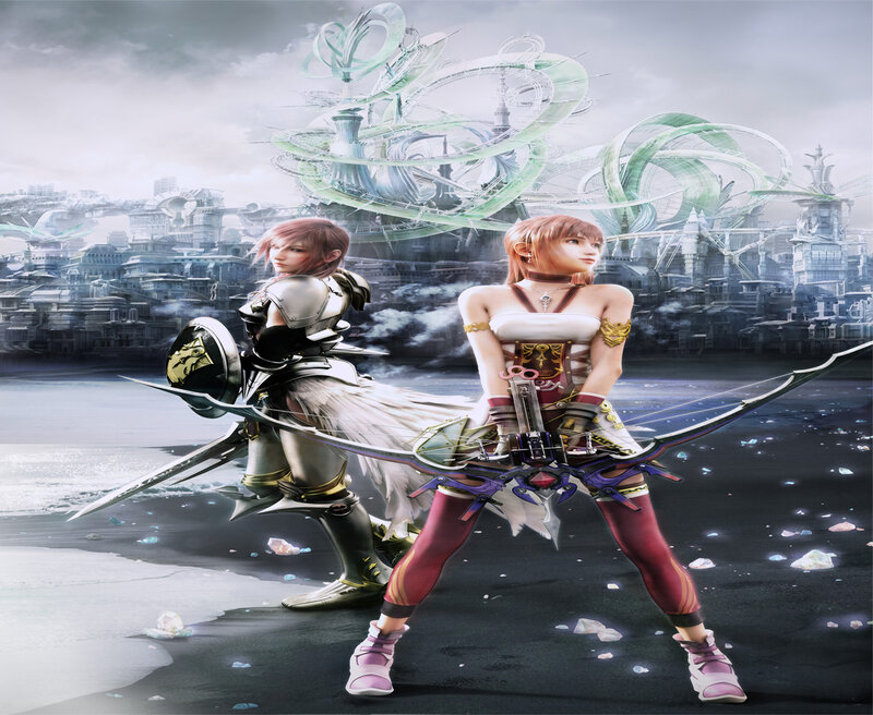 Two Female Warriors — Gray