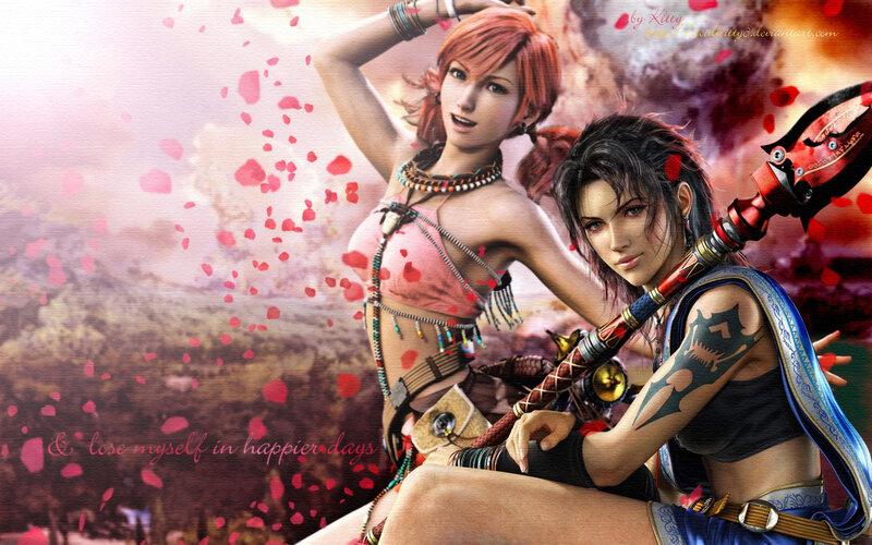 two female warriors in fantasy setting