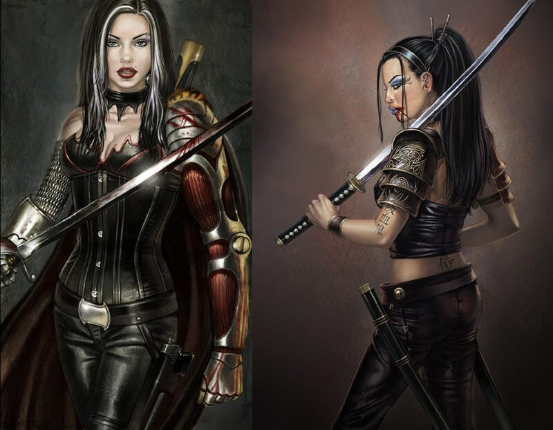 Two Female Warriors