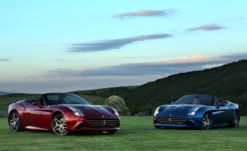 Two Ferrari Convertibles