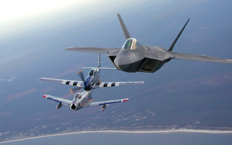 Two Fighter Jets Flying — Gray, Dramatic, Afternoon, Photograph, Aircraft, Sky